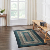 Thumbnail for Pine Grove Jute Braided Rug Rect. with Rug Pad 3'x5' VHC Brands - The Fox Decor