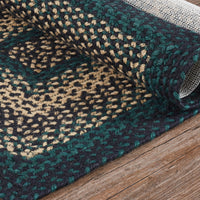 Thumbnail for Pine Grove Jute Braided Rug Rect. with Rug Pad 3'x5' VHC Brands