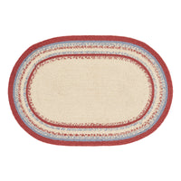Thumbnail for Celebration Jute Braided Rug Oval w/ Pad 20x30 VHC Brands