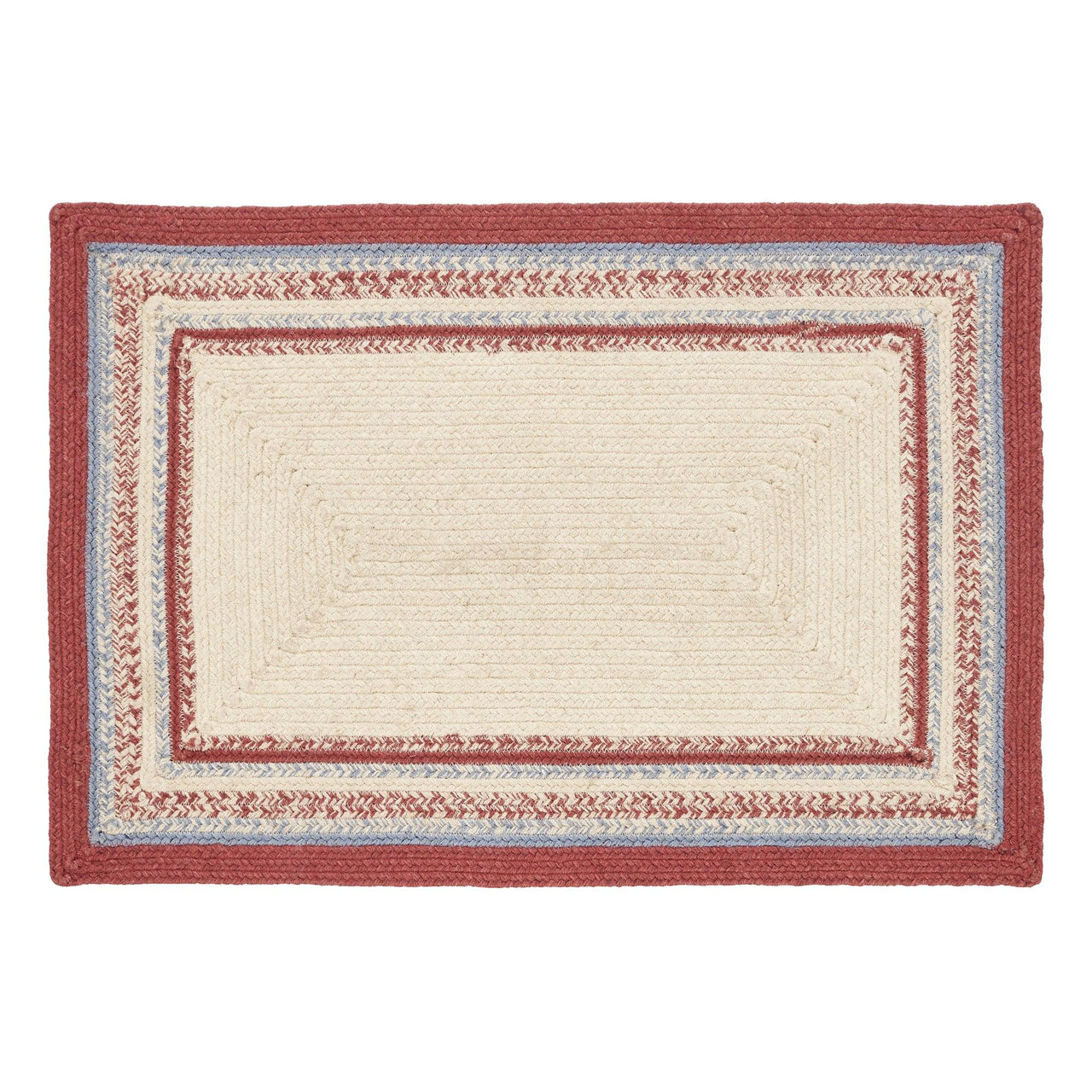 Celebration Jute Braided Rug Rect w/ Pad 2'x3' VHC Brands