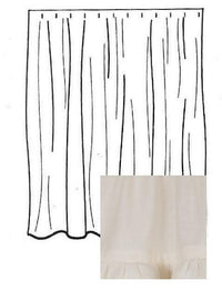 Meadowpark Shower Curtain Double Ruffle SC111000 - The Fox Decor