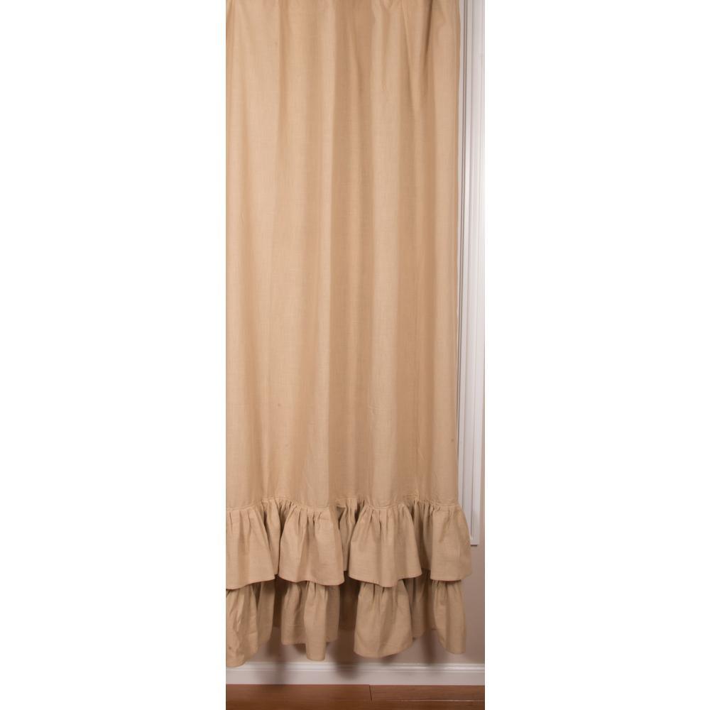Meadowpark Shower Curtain Double Ruffle SC111012 - The Fox Decor
