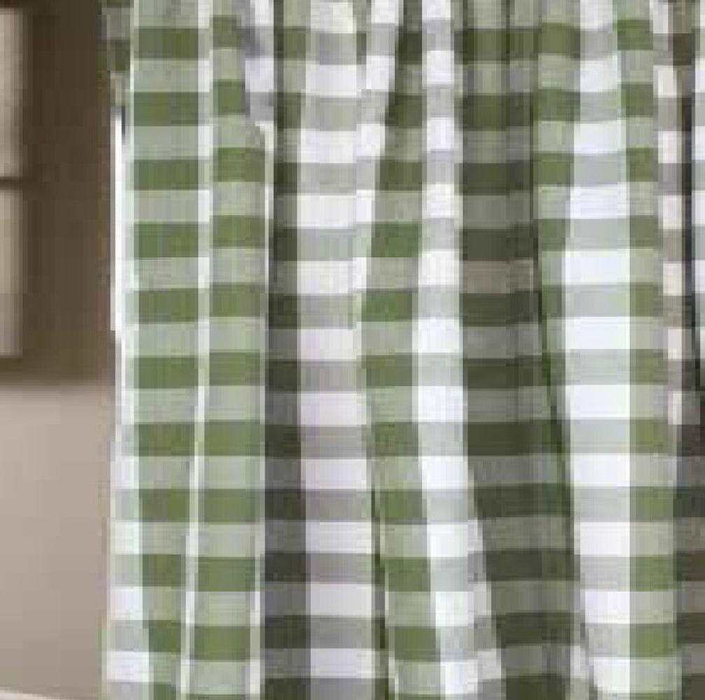 Buffalo Check Sage Shower Curtain SC510009