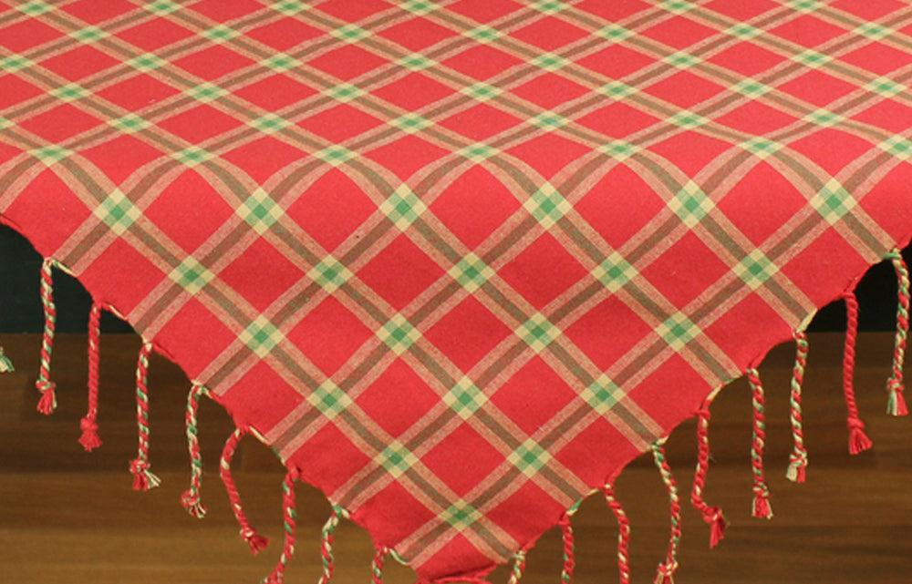Yuletide Red Table Square SQ054019 - The Fox Decor