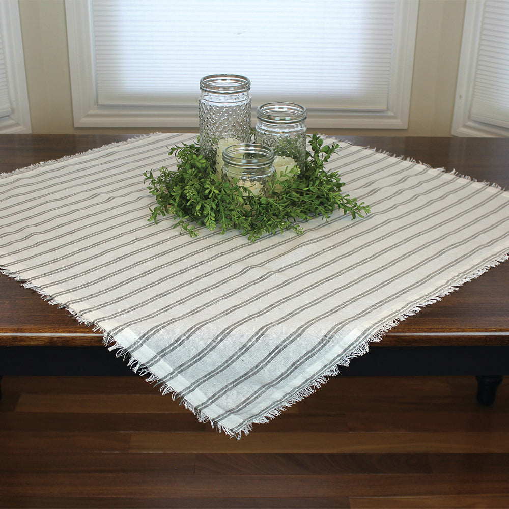 Gristmill Cream Table Square - Interiors by Elizabeth