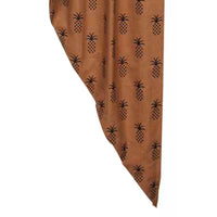 Thumbnail for Mocha Black Pineapple Town Swag Lined SW101033 - The Fox Decor
