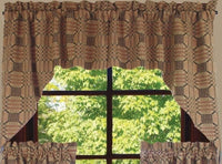 Thumbnail for Trenton Jacquard Nutmeg Black Red Swag SW243025 - The Fox Decor
