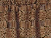 Thumbnail for Trenton Jacquard Nutmeg Black Red Swag SW243025 - The Fox Decor