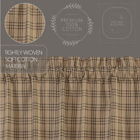 Thumbnail for Sawyer Mill Charcoal Plaid Panel Curtain 96