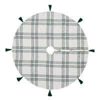 Thumbnail for Pine Grove Plaid Christmas Tree Skirt 55 VHC Brands - The Fox Decor
