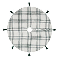 Thumbnail for Pine Grove Plaid Christmas Tree Skirt 55 VHC Brands - The Fox Decor