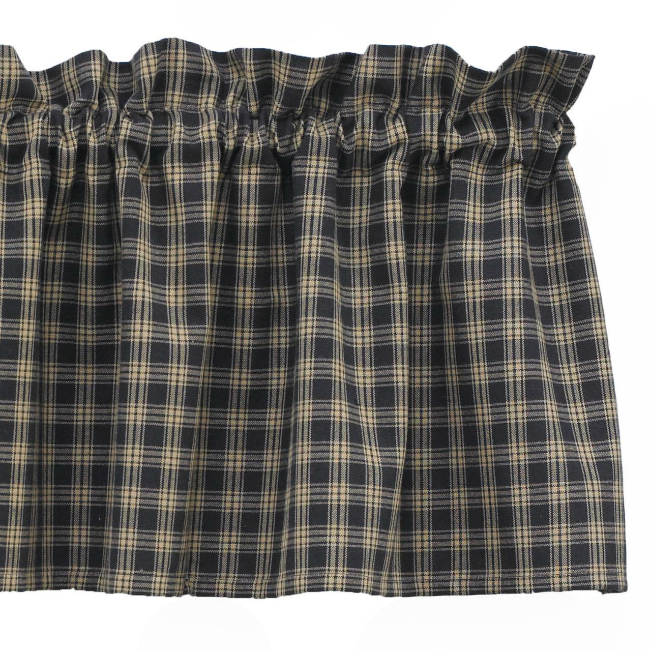 Sturbridge Black Valance Park Designs - The Fox Decor