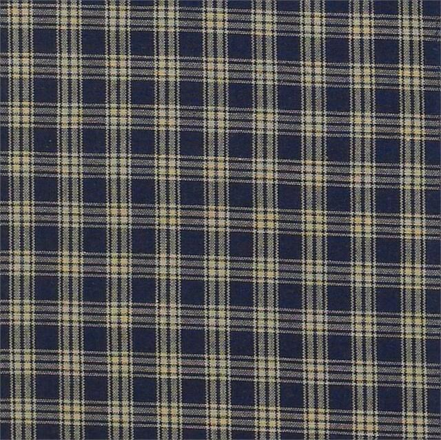 Sturbridge Navy Fishtail Swag Curtain 145" W x 25" L - Park Designs - The Fox Decor