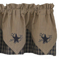 Thumbnail for Sturbridge Navy Star Valance - Point Park Designs - The Fox Decor