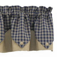 Thumbnail for Sturbridge Navy Valance - Point Park Designs - The Fox Decor