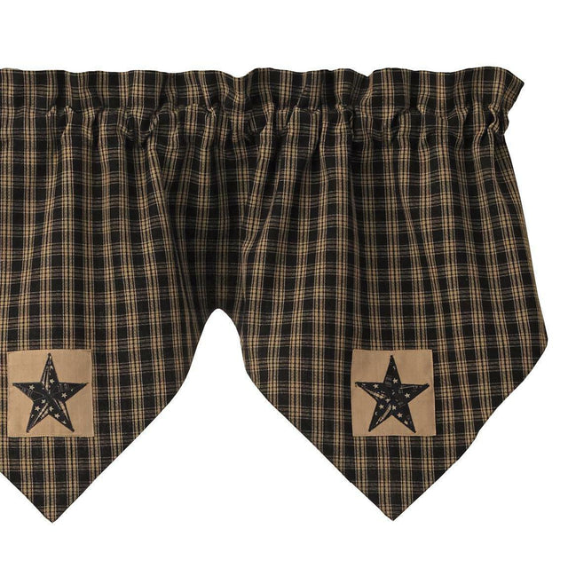 Sturbridge Patch Valance - Triple Point Black Park Designs - The Fox Decor