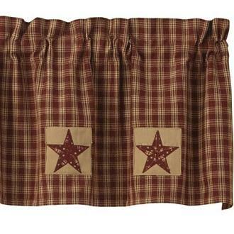 Sturbridge Patch Valance - Wine Park designs - The Fox Decor