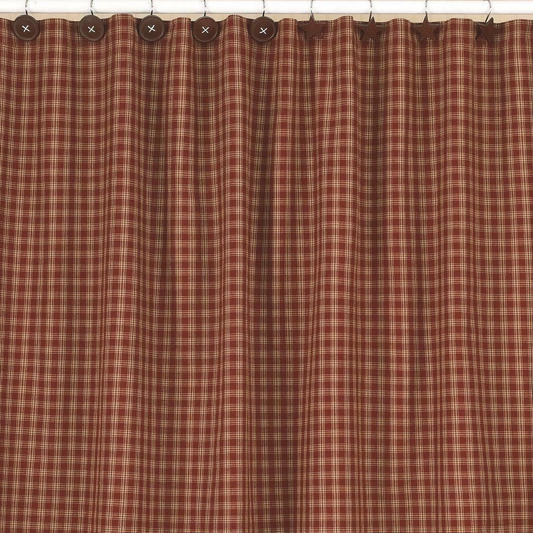 Sturbridge Shower Curtain Wine - 72