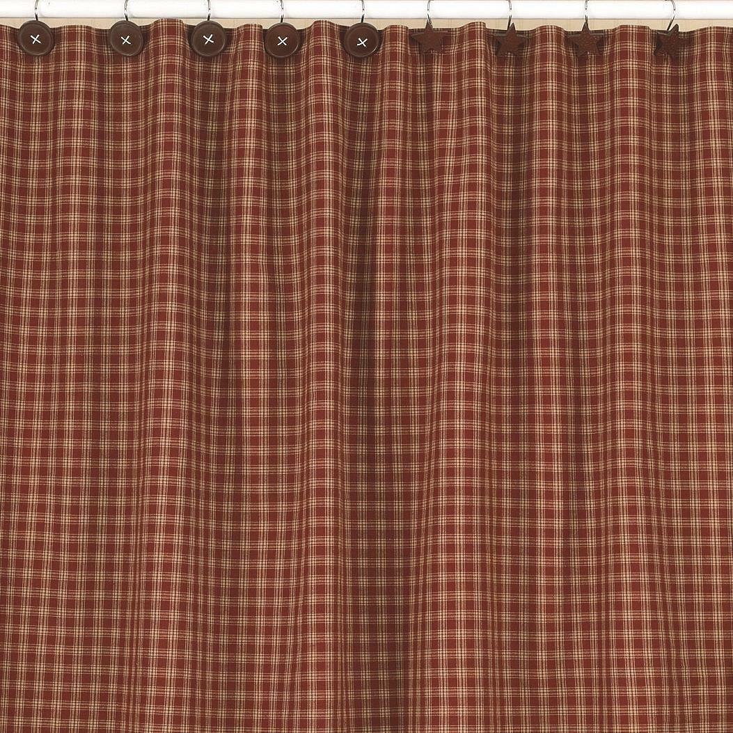 Sturbridge Shower Curtain Wine - 72" x 72" Park Designs - The Fox Decor