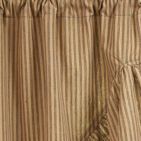 Thumbnail for Sturbridge Ticking Ruffle Swags - Black 72x36 Park Designs - The Fox Decor