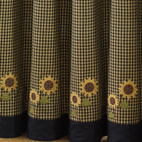 Thumbnail for Sunflower Check Shower Curtain - 72