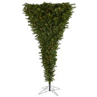 Thumbnail for 8' Sun Valley Spruce Upside Down Artificial Christmas Tree with 850 Warm White (Multifunction) LED Lights and 1747 Bendable Branches