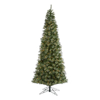 Thumbnail for 10' Cashmere Slim Artificial Christmas Tree with 750 Warm White Lights and 1908 Bendable Branches