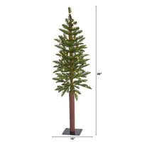 Thumbnail for 4’ Alaskan Alpine Artificial Christmas Tree with 50 Clear Microdot (Multifunction) LED Lights and 56 Bendable Branches - The Fox Decor