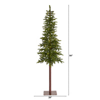 Thumbnail for 7’ Alaskan Alpine Artificial Christmas Tree with 150 Clear Microdot (Multifunction) LED Lights and 165 Bendable Branches - The Fox Decor