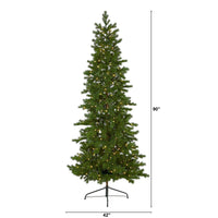 Thumbnail for 7.5' Big Sky Spruce Artificial Christmas Tree with 300 Clear Warm (Multifunction) LED Lights and 385 Bendable Branches - The Fox Decor