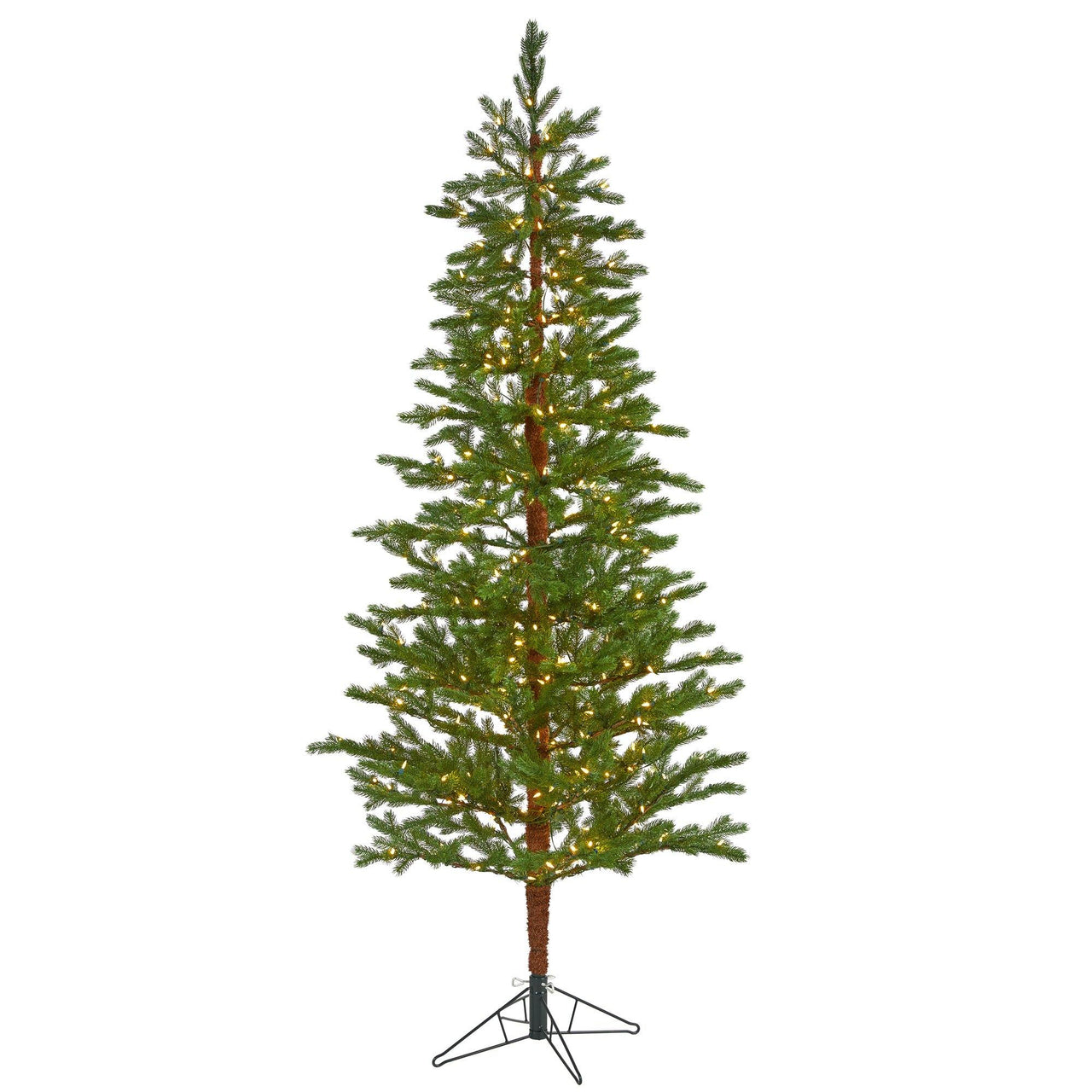 7.5' Fairbanks Fir Artificial Christmas Tree with 350 Clear Warm (Multifunction) LED Lights and 280 Bendable Branches