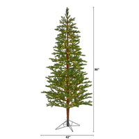 Thumbnail for 7.5' Fairbanks Fir Artificial Christmas Tree with 350 Clear Warm (Multifunction) LED Lights and 280 Bendable Branches - The Fox Decor