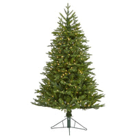 Thumbnail for 5' Cambridge Fir Artificial Christmas Tree with 300 Clear Warm (Multifunction) LED Lights with Instant Connect Technology and 570 Bendable Branches