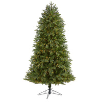 Thumbnail for 6.5' Oregon Fir Artificial Christmas Tree with 1350 Warm White Micro (Multifunction) LED Lights with Remote Control, Instant Connect Technology and 1218 Bendable Branches