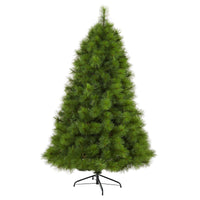 Thumbnail for 6’ Green Scotch Pine Artificial Christmas Tree with 300 Clear LED Lights
