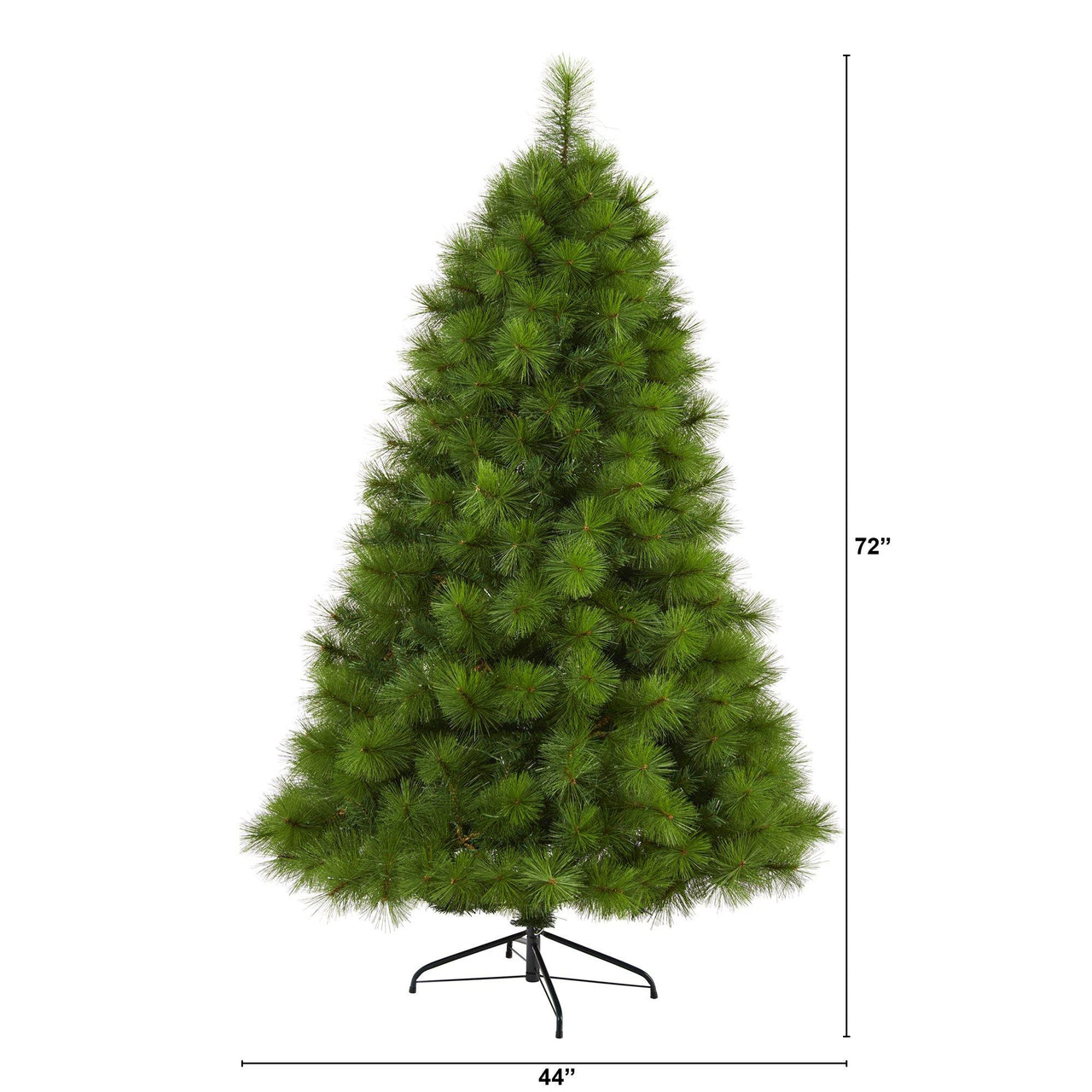 6’ Green Scotch Pine Artificial Christmas Tree with 300 Clear LED Lights - The Fox Decor