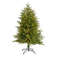 Thumbnail for 4’ Colorado Mountain Fir “Natural Look” Artificial Christmas Tree with 150 Clear LED Lights