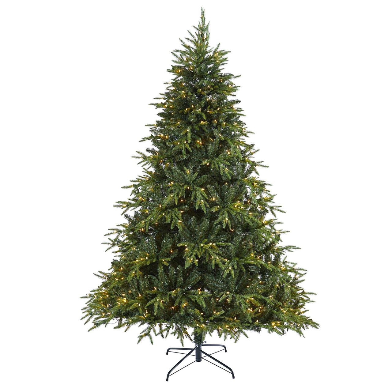 7’ Colorado Mountain Fir “Natural Look” Artificial Christmas Tree with 500 Clear LED Lights and 2552 Tips