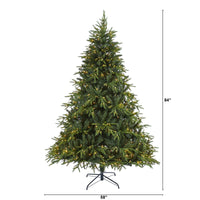 Thumbnail for 7’ Colorado Mountain Fir “Natural Look” Artificial Christmas Tree with 500 Clear LED Lights and 2552 Tips - The Fox Decor