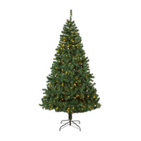 Thumbnail for 7.5' Northern Tip Pine Artificial Christmas Tree with 400 Clear LED Lights