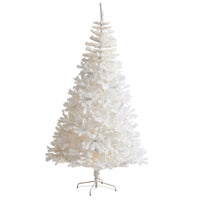 Thumbnail for 8' White Artificial Christmas Tree with 1500 Bendable Branches
