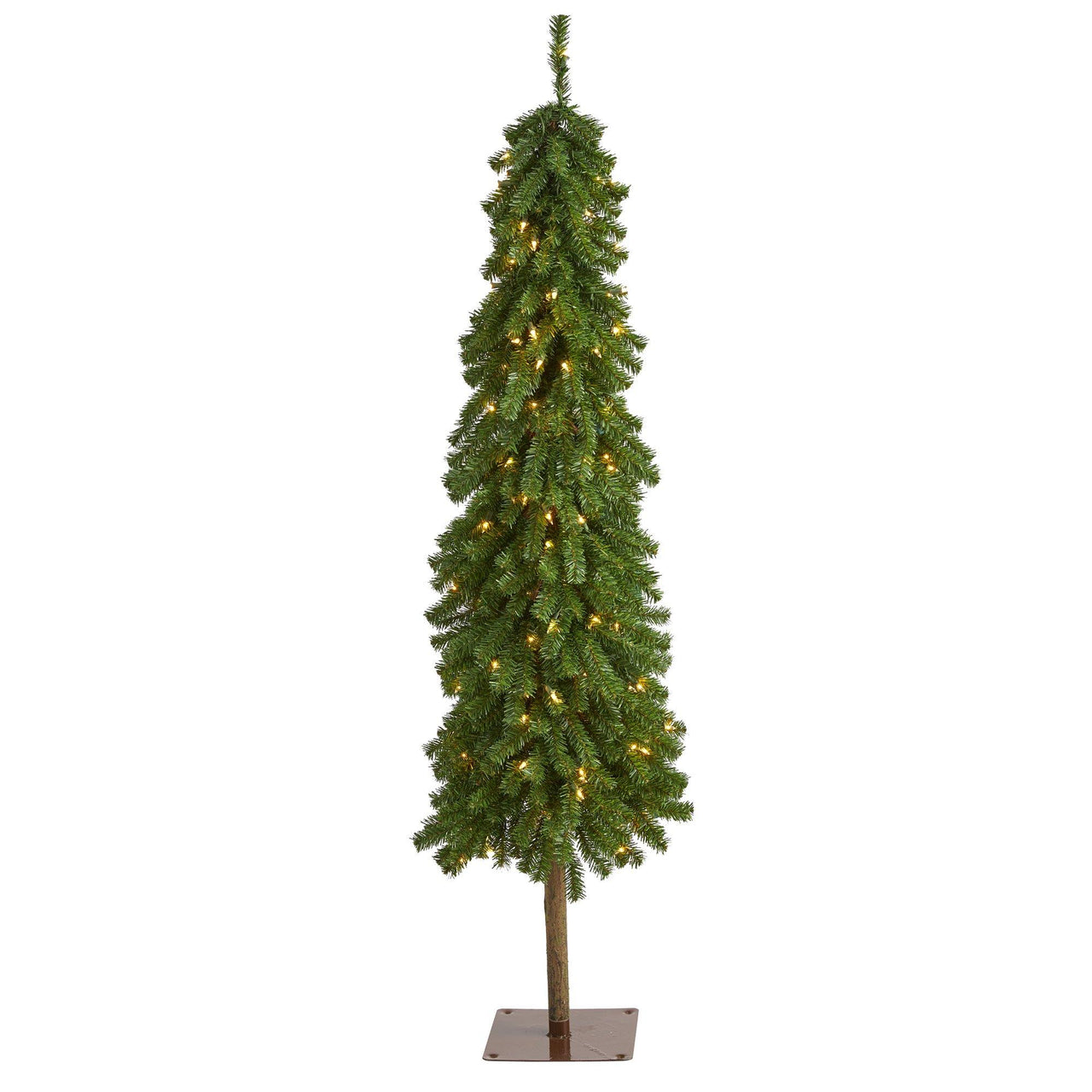 5' Alpine Artificial Christmas Tree with 150 Lights and 405 Bendable Branches