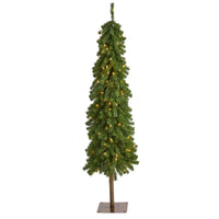 Thumbnail for 5' Alpine Artificial Christmas Tree with 150 Lights and 405 Bendable Branches