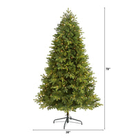 Thumbnail for 6.5’ Washington Fir Artificial Christmas Tree with 400 Clear Lights and 1110 Bendable Branches - The Fox Decor