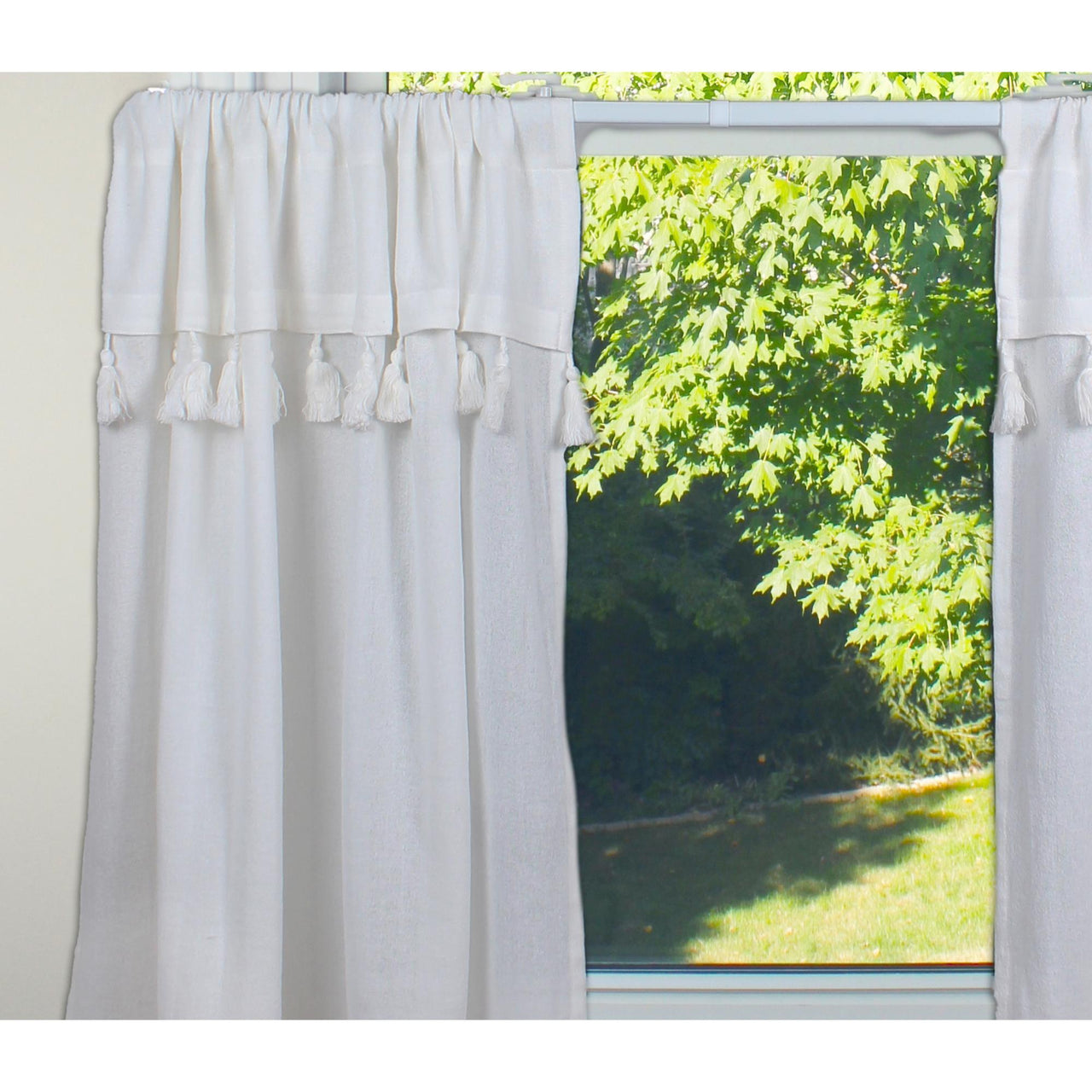 Heirloom Buttermik Café Curtain T3010019 - The Fox Decor