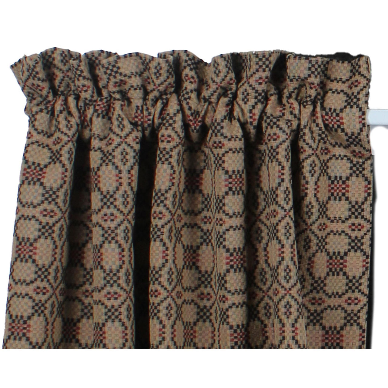 Kendall Jacquard Black Tiers T3280011 - The Fox Decor