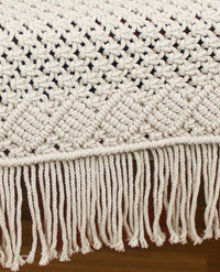 Thumbnail for Macrame Natural Table Runner 45 In T4011012 - The Fox Decor