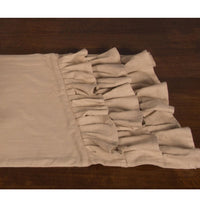 Meadowpark Table Runner Triple Ruffle Edge T4111012 - The Fox Decor