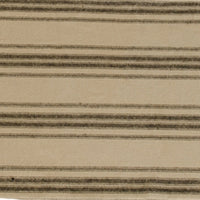 Grain Sack Stripe Oat Black Table 45