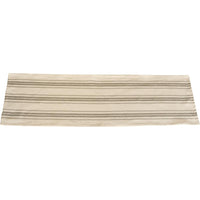 Grain Sack Stripe Cream Pewter 45